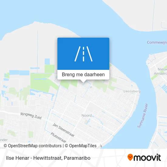 Ilse Henar - Hewittstraat kaart