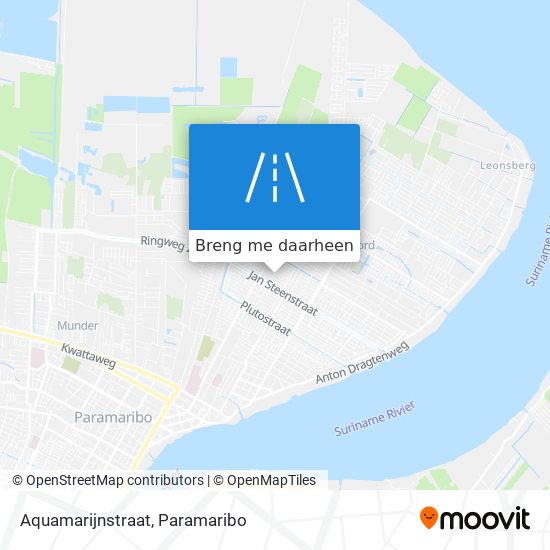 Aquamarijnstraat kaart