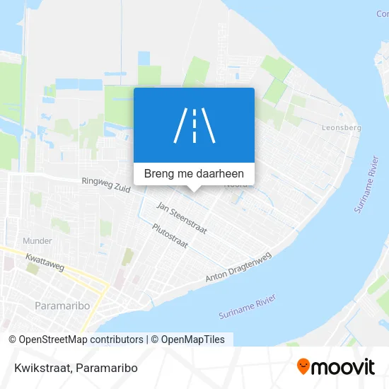 Kwikstraat kaart
