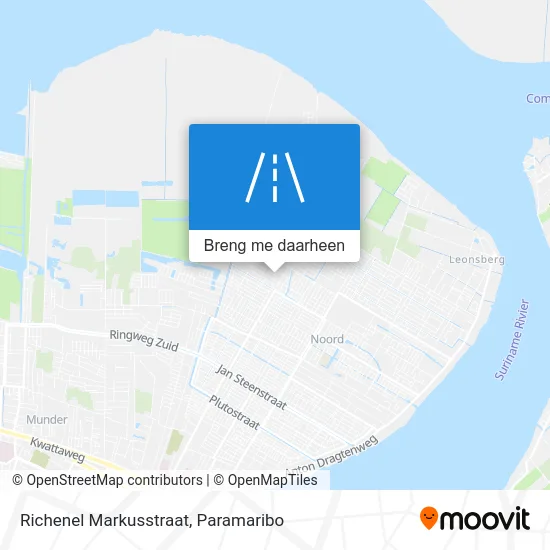 Richenel Markusstraat kaart