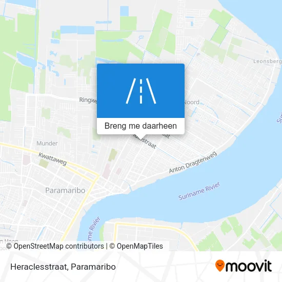 Heraclesstraat kaart
