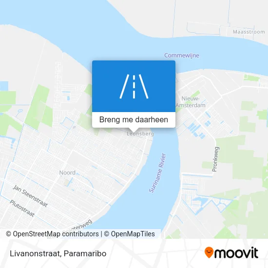 Livanonstraat kaart