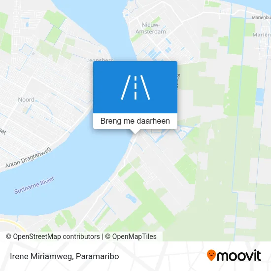 Irene Miriamweg kaart