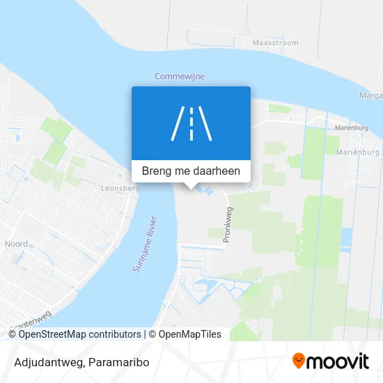 Adjudantweg kaart
