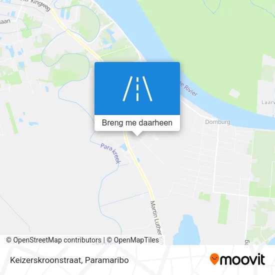 Keizerskroonstraat kaart