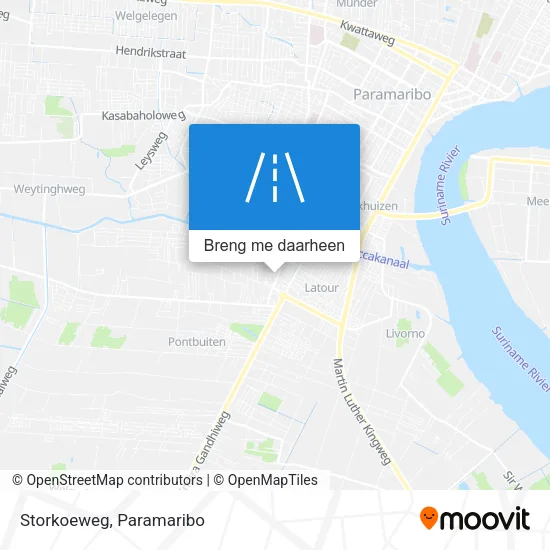 Storkoeweg kaart
