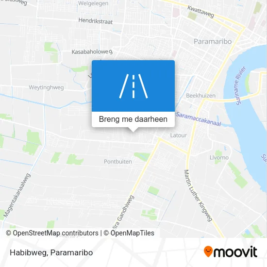 Habibweg kaart