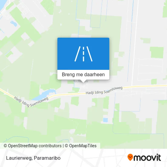 Laurierweg kaart
