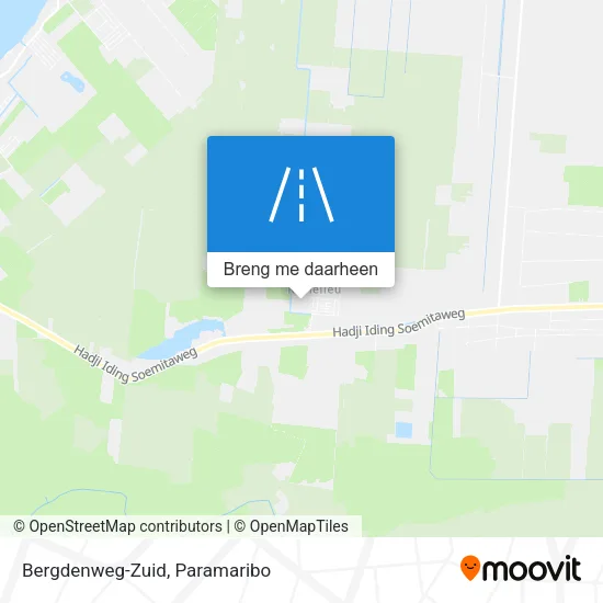 Bergdenweg-Zuid kaart