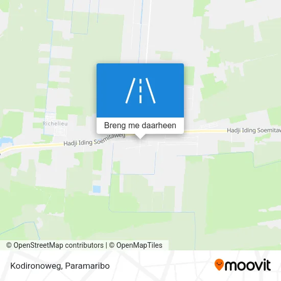 Kodironoweg kaart