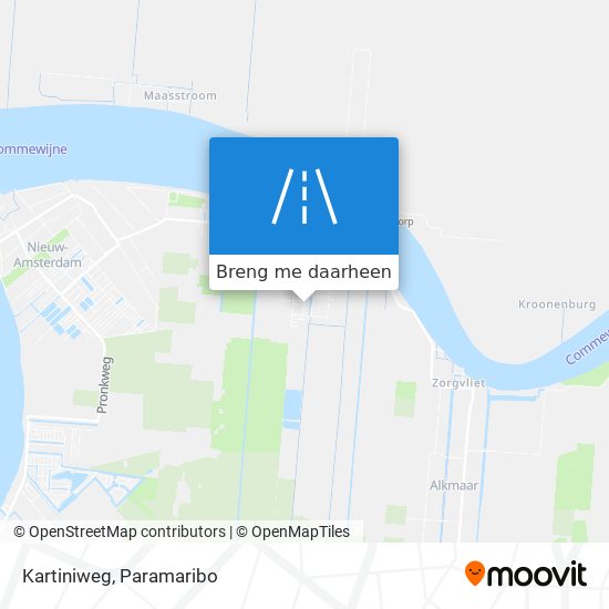 Kartiniweg kaart