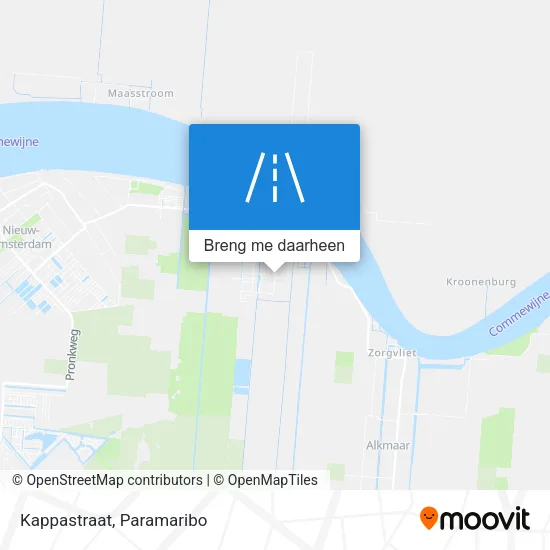 Kappastraat kaart