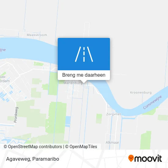 Agaveweg kaart