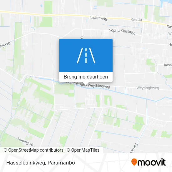 Hasselbainkweg kaart