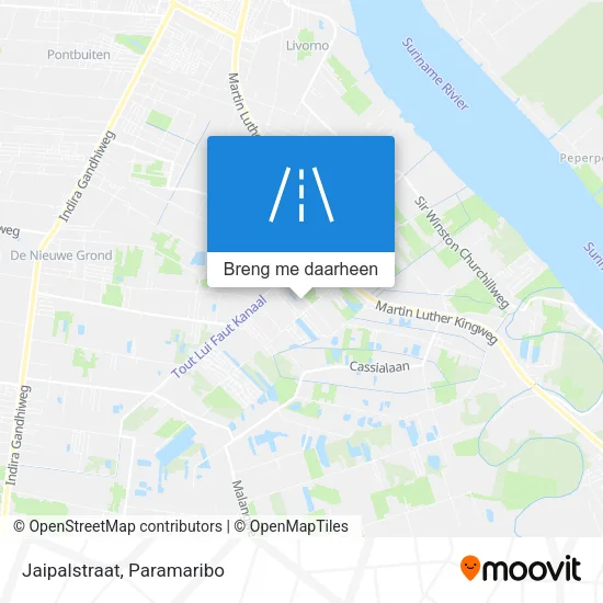 Jaipalstraat kaart