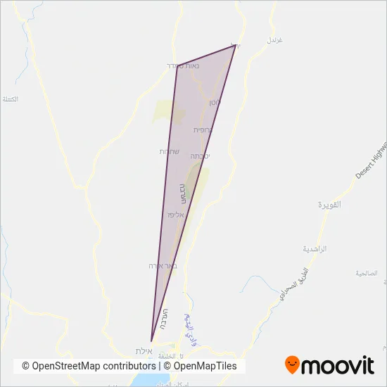Eilot Regional Council coverage area map