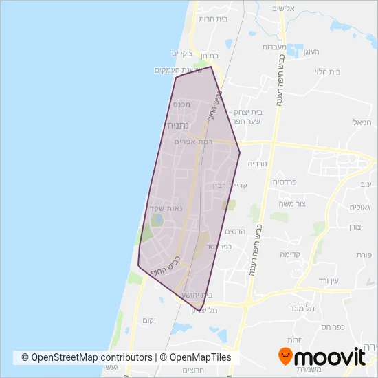 Extra coverage area map