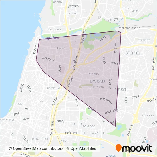 Ramat Gan Municipality coverage area map