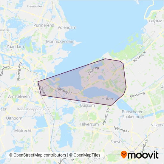 allGo kaart dekkingsgebied