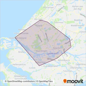 RET (Subway) coverage area map