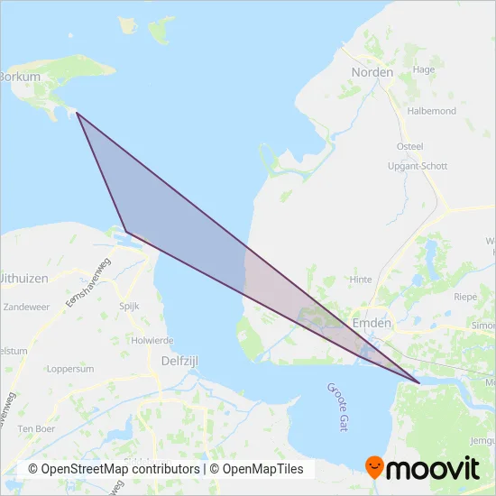 AG-ENS kaart dekkingsgebied