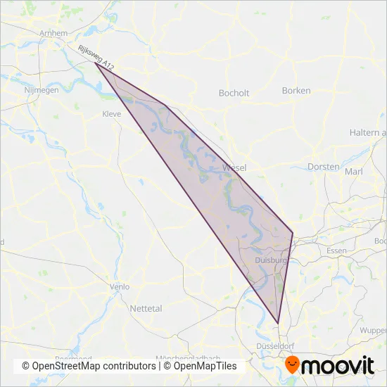 VIAS coverage area map