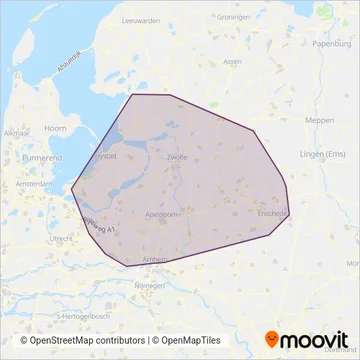 RRReis (Bus) coverage area map