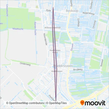 R-net NS kaart dekkingsgebied