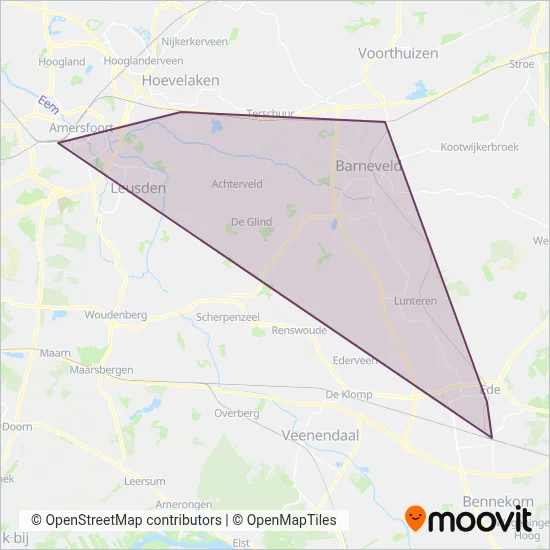 RRReis Keolis (Bus) coverage area map