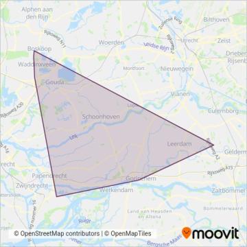 R-net (Rail) coverage area map