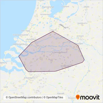 Brav coverage area map