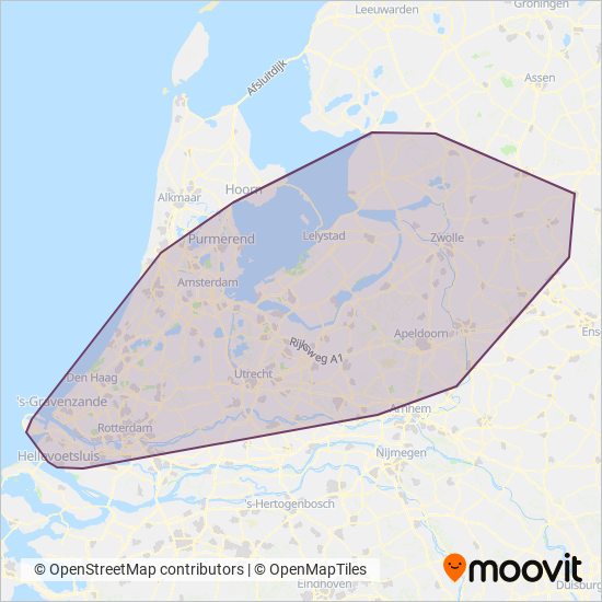 EBS coverage area map