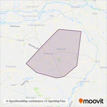 Bravo coverage area map