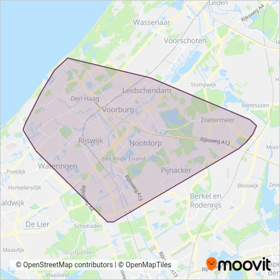 HTM (Tram) Verbundsgebiet