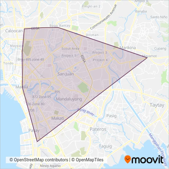 LRTA coverage area map