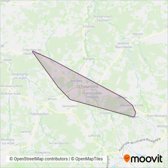 CMONBUS coverage area map