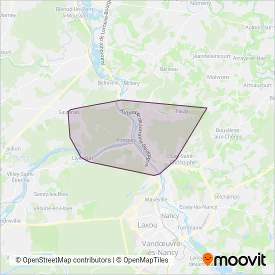 LE SIT coverage area map