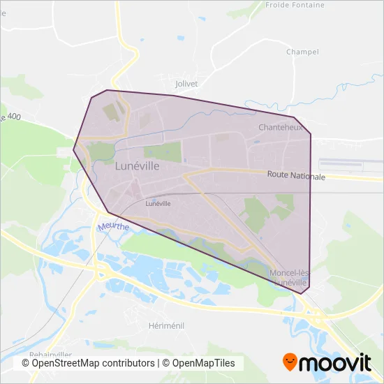 LUNEO coverage area map