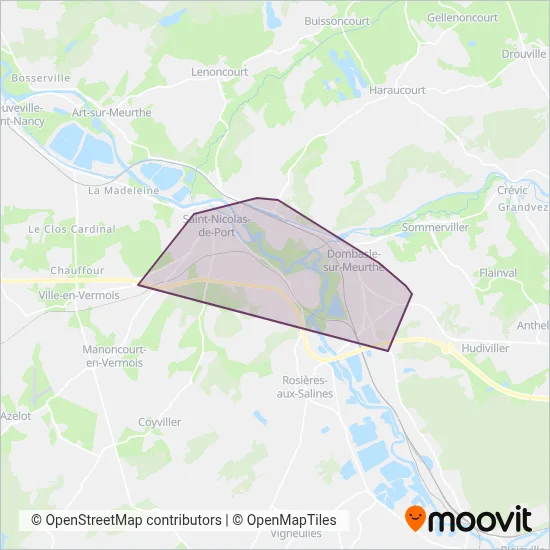 CC Sel et Vermois coverage area map