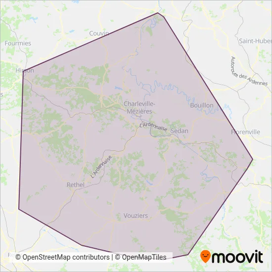 Fluo Grand Est 08 coverage area map