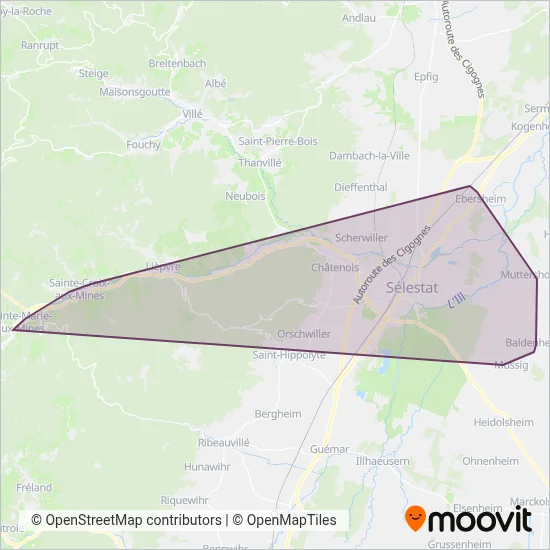 ELSA coverage area map