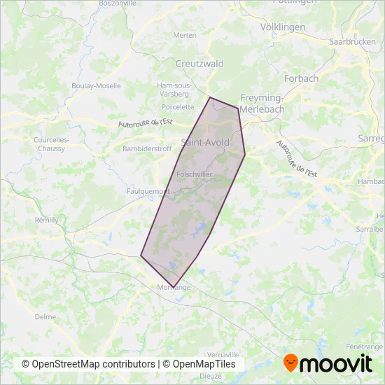 Transavold coverage area map