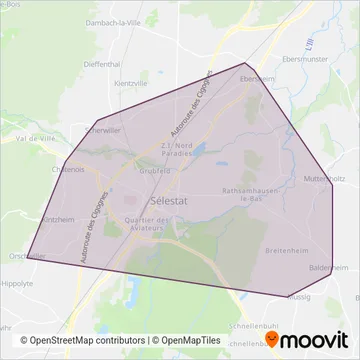 TIS coverage area map