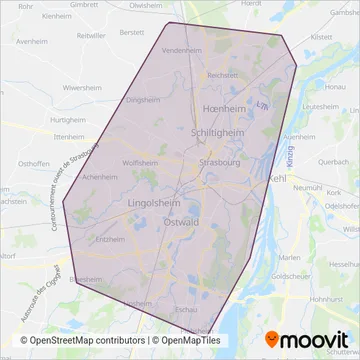 CTS coverage area map