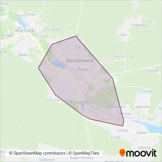 ZEC Sp. z o.o. coverage area map