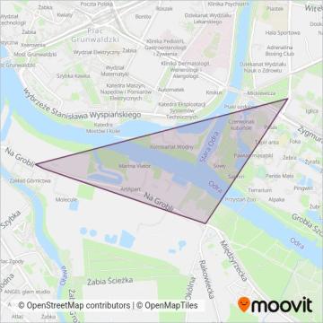 Схема покрытия компании MPK Inny (Автобус)
