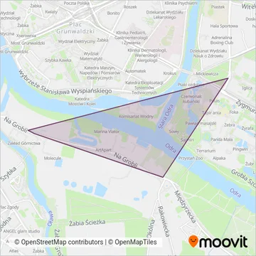 MPK Inny (Bus) coverage area map