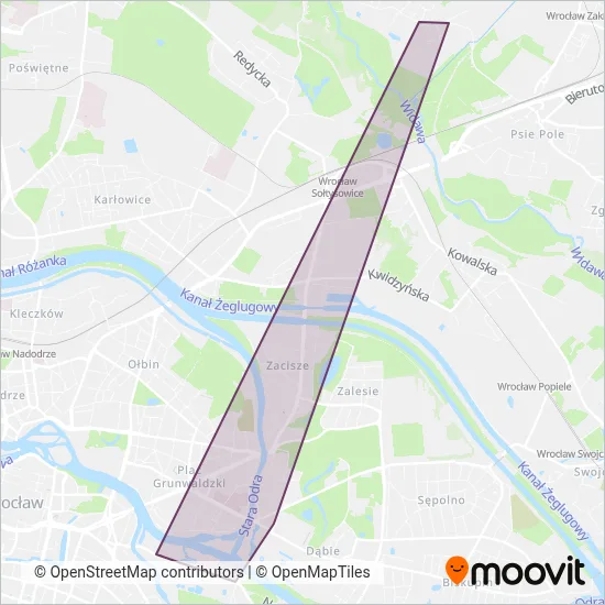 MPK Inny coverage area map