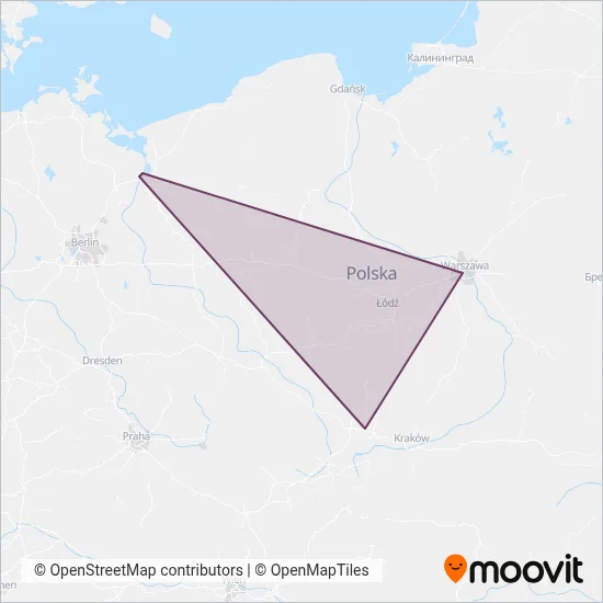 Flixbus coverage area map