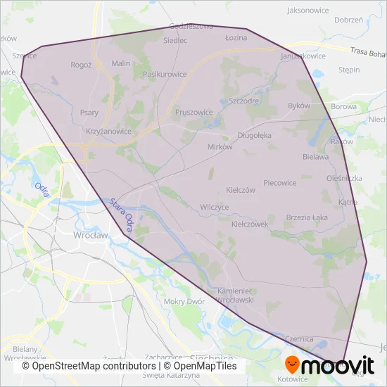 PT KŁOSOK coverage area map